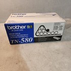 Brother TN-580 Black Hi Yield Toner Genuine New OEM Sealed Box free ship