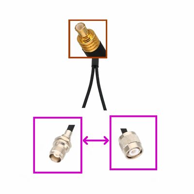 1x MCX to 2x TNC Male/Female GPS AP Antenna Y Splitter/Combiner Adapter RF cable