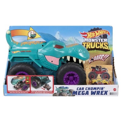 Hot Wheels Monster Trucks autofressender Mega-Wrex, inkl. 1 Spielzeugauto | 2024