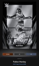 Fallon Henley - Negative Base Iconic - 2026 Topps Slam WWE Chrome Digital