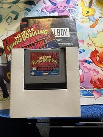 Nester's Funky Bowling  - COMPLETE  BOX -  NINTENDO Virtual Boy - Tested