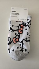 Womens Multi-Pack 5 Pair Hello Kitty No Show Socks - NEW