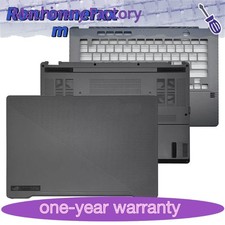 New For ASUS ROG 14 Zephyrus GA401 LCD Back Cover / Palmrest / Bottom Case Gray