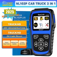 NEXAS NL102 PLUS Heavy Duty Truck Scanner DPF Regen All System Diesel Diagnostic