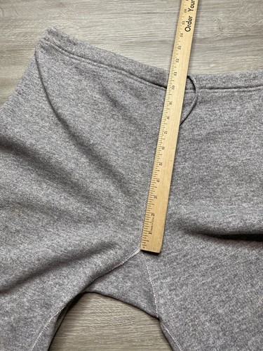 Vintage 80s Gusset Sweatpants Adult Gray Essential - Picture 7 of 9