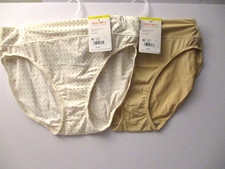 Warners hi cut panties 2 pair with Dig-Free Comfort size 6/M style 5138J