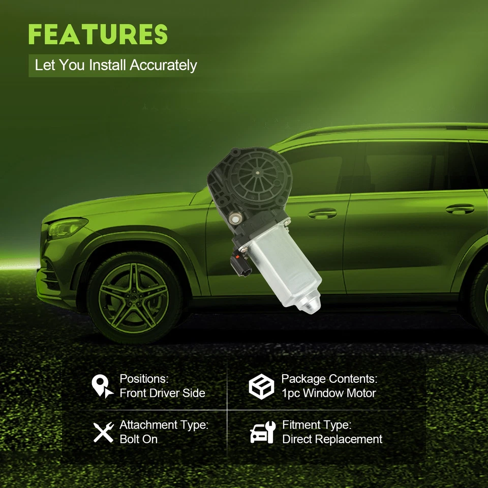 Motor ventana delantera izquierda Ford Bronco II 1987-1990 para Ford Ranger 1987-1992 Foto 2 de 4