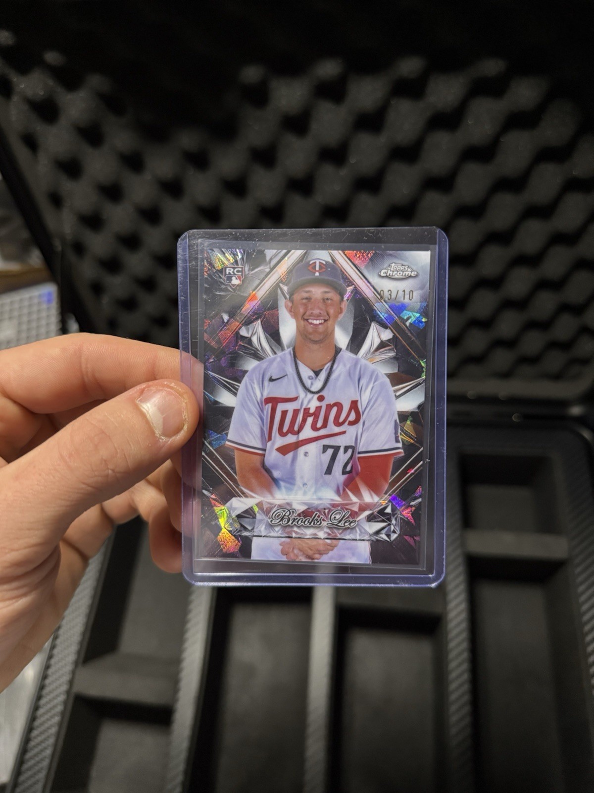 BROOKS LEE 2025 TOPPS CHROME SAPPHIRE SELECTIONS ROOKIE Black RC /10