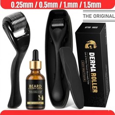 DERMA SKIN ROLLER 540 TITANIUM MICRO NEEDLE HAIR REGENERATION HAIR&BEARD GROWTH