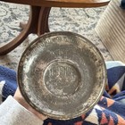 Vintage King Seeley Thermos Metal Bottle Grey w/ Gold Plaid Design — photo 2