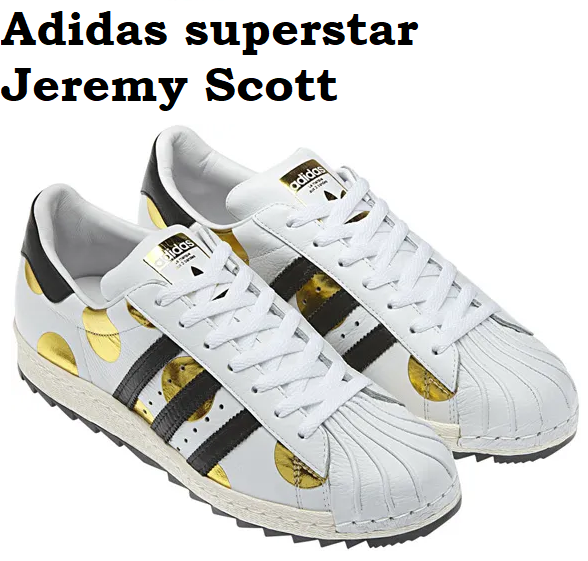 Adidas JS JEREMY SCOTT SUPERSTAR 80's RIPPLE Polka DOT/ Shoes Mens