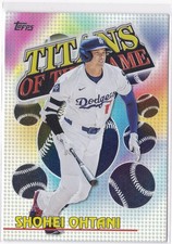 2026 Topps SHOHEI OHTANI #tog-1 Titans of the Game SP Insert Card Dodgers
