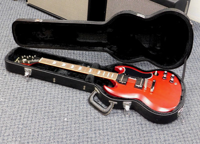 2023 Epiphone 1961 Les Paul SG Standard w/ Case! Aged '60s Cherry! VERY NICE!!!