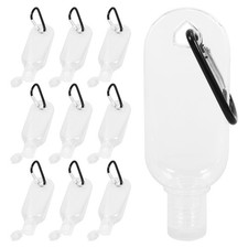 10 Sets 30 ml Refillable Hand Bottles Leakproof With Flip Cap Design