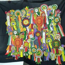 Gucci Large Scarf 132cm x 155cm 100 Cotton Made in Italy