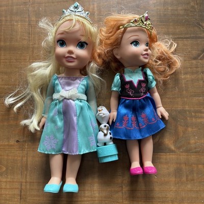 Disney Frozen Deluxe Toddler Elsa & Anna Doll Set-Olaf-13''