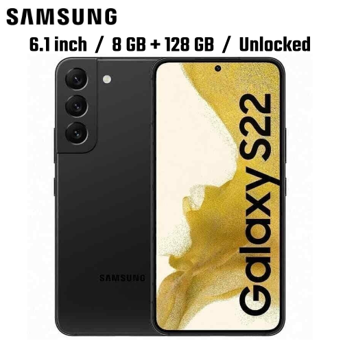 Samsung Galaxy S22 - 128 GB - Phantom Black (Unlocked) for sale