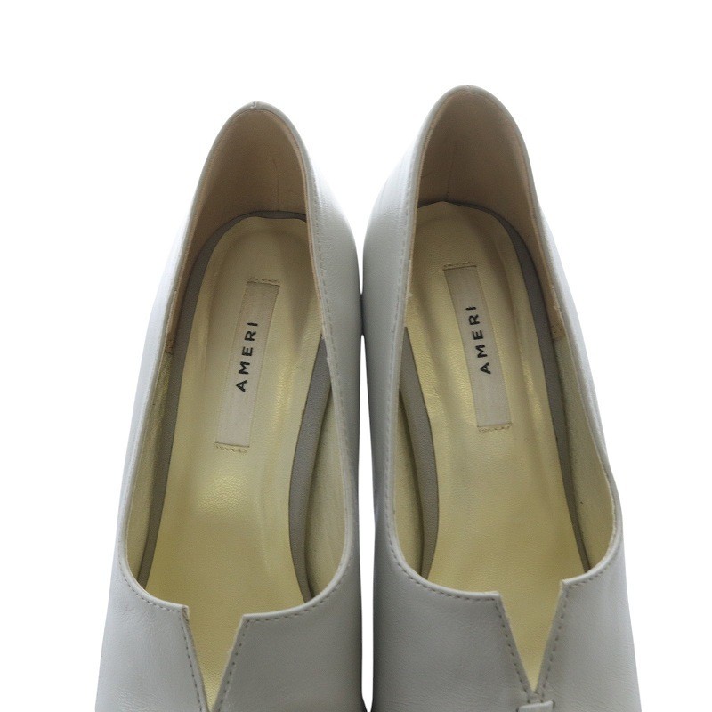 Ameri Vintage Lady Cut Pumps Square Toe Pumps Hig… - image 5