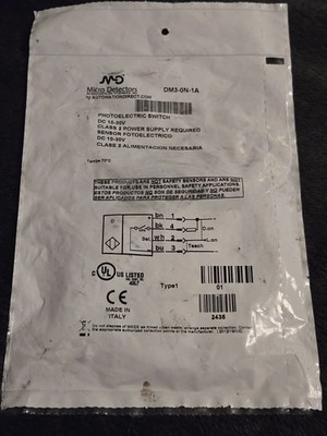 Micro Detectors DM3-0N-1A Photoelectric Sensor M12 DC 10 30V NPN New