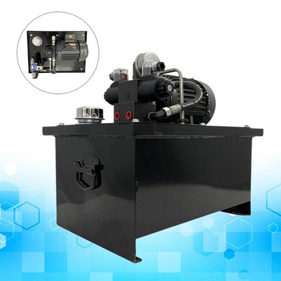 220V Three-phase 1.5KW Small Hydraulic Station Hydraulic Pump 1015 psi 63 qt