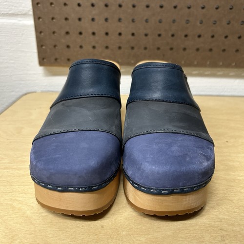 Zapatos sin cordones suecos Hasbeens de madera con tacón de mula talla 38 para mujer - Imagen 2 de 9