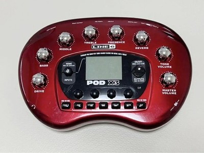 Line 6 POD X3 Multi-Effekt-Gitarrenprozessor Amp Modeler Gebraucht Getestet...