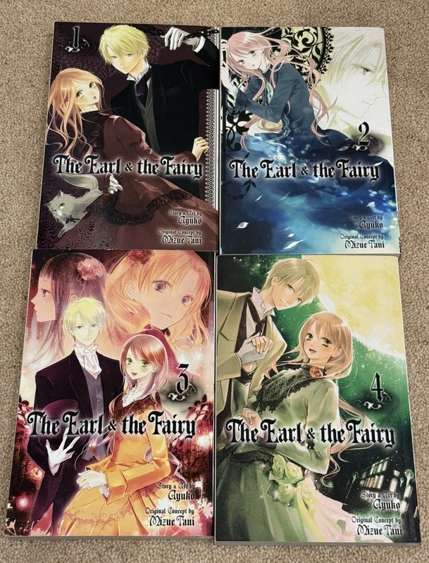 The Earl & And The Fairy volume 1, 2, 3, 4  English Manga