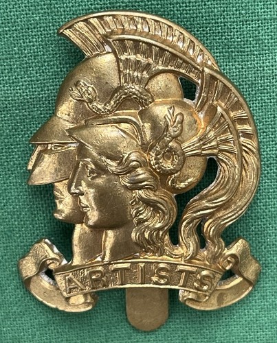 Early 28th London Regiment, "Artists" ~ Genuine British Army Military Cap Badge - Picture 3 of 9