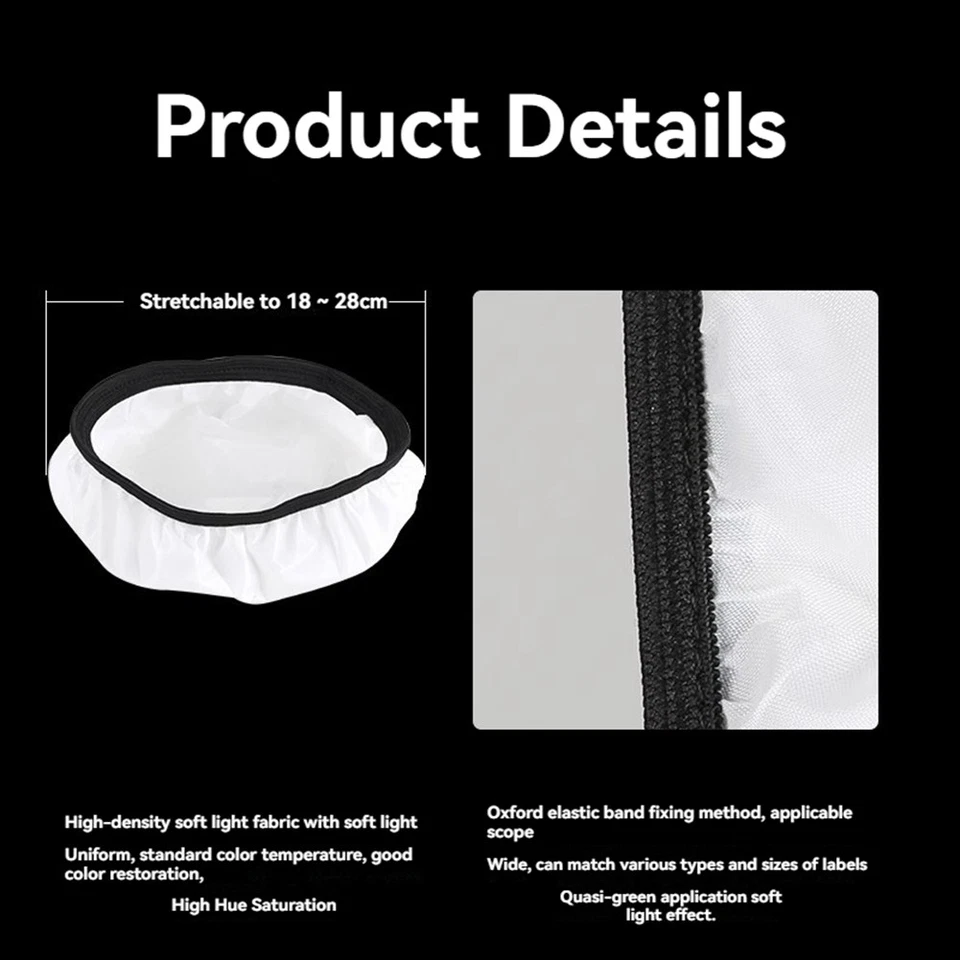 4Pcs 18cm Light Diffuser,Soft Diffuser Lamp Cover White Lamp Shade Diffuser4896 - Image 3 of 4