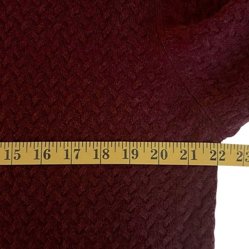 Forte Mens Cable Knit Cashmere Sweater Size L Quiet Luxury Preppy Academia - Picture 3 of 7