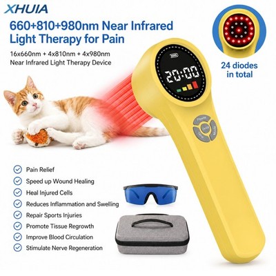 1760mW Low Level Laser Therapy LLLT Cold Laser Device for Sciatica Pain Relief