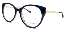 NEW ISAAC MIZRAHI IM30060 BL BLUE PINK AUTHENTIC EYEGLASSES 52-17-135