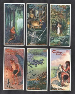 Harz Myths & Legends Ser 422 Gartmann Card Set Early 1900s Giant Fairy Treasure