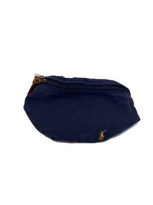 POLO RALPH LAUREN Pony Embroidery Waist Bag, Canvas, Navy