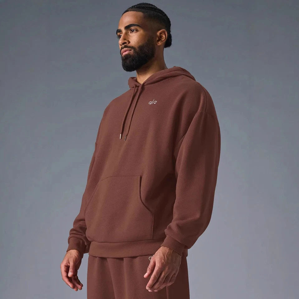 AIo зимний алфавит толстовка с капюшоном с бархатом спортивный костюм байки с капюшоном + верхний комплект одежды - Изображение 2 из 4