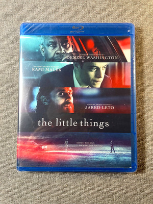 The Little Things Denzel Washington Blu-ray Rami Malek Sealed Brand NEW