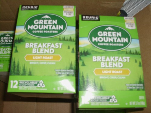 Cialde K-Cup Monoporzione 72 Ct Caffè Verde Montagna Miscela Colazione 6 Scatole x 12 - Foto 8 di 9