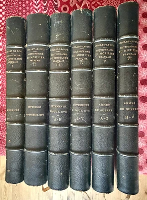 Livre ancien : Viollet-le-Duc Dictionnaire raisonné du Mobilier Français 1871-75 - Photo 1/4