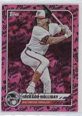 2025 Topps All-Star Game Pink Foil /250 Jackson Holliday #13 0a6
