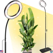 Indoor Plant Growth Light - Full Spectrum, Timer, 5 Brightness Levels, 16.5''-68