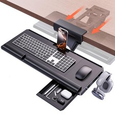 Klearlook Upgraded Ergonomic Keyboard Tray Under Desk, Adjustable Sliding Key...