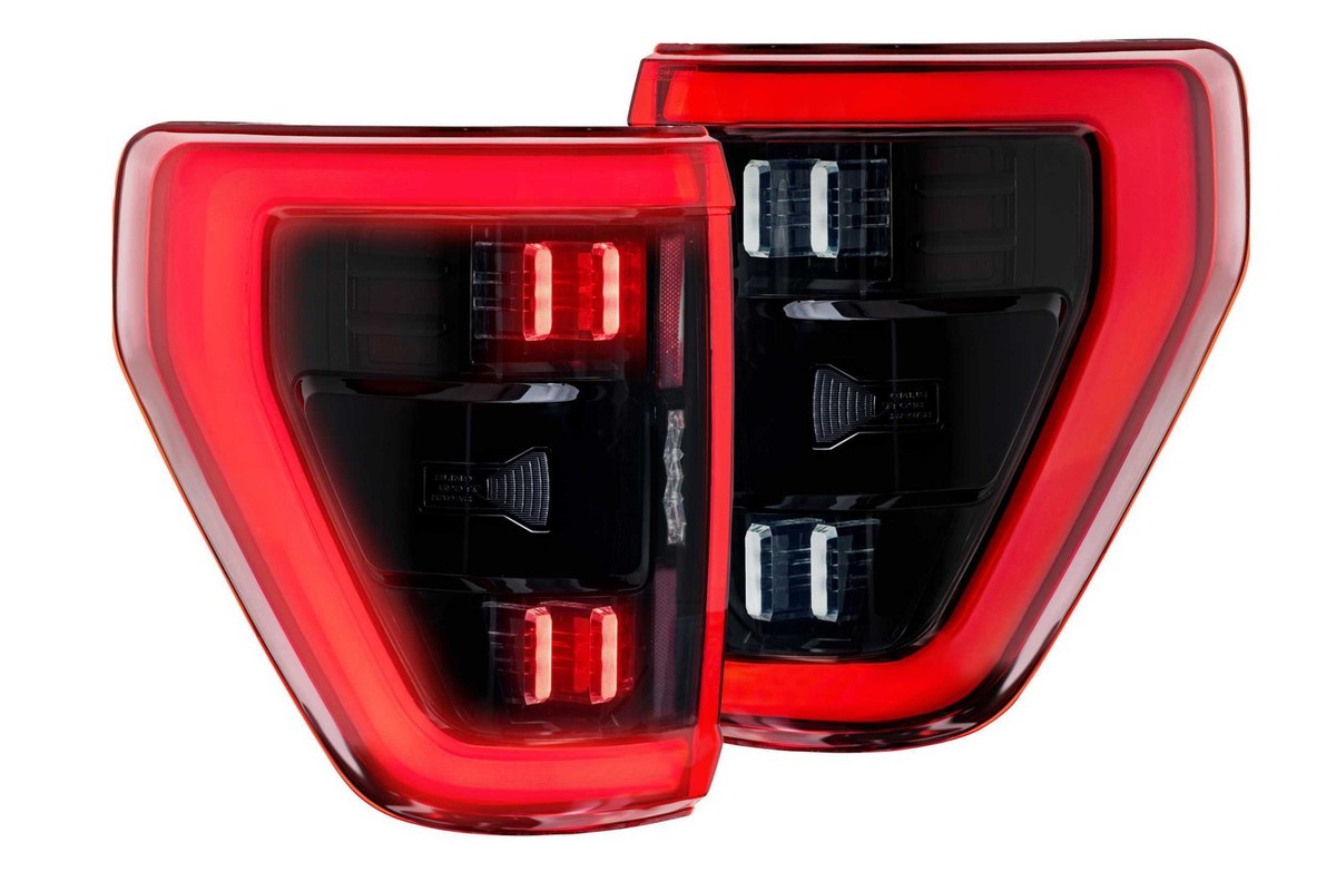 Morimoto LF734 XB LED Tail Lights Red For 2021-2024 Ford F-150
