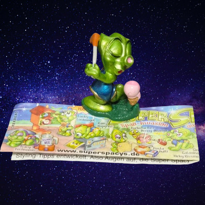 Ferrero Ü-Eier Einzelfigur mit BPZ - Reihe ''Super Spacys'' Ike Icehockey