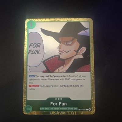 For Fun OP14-037 R One Piece The Azure Sea s Seven Foil