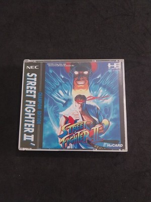 Street Fighter II Champion Edition NEC PC Engine Hu-Card Japan NTSC-J USATO
