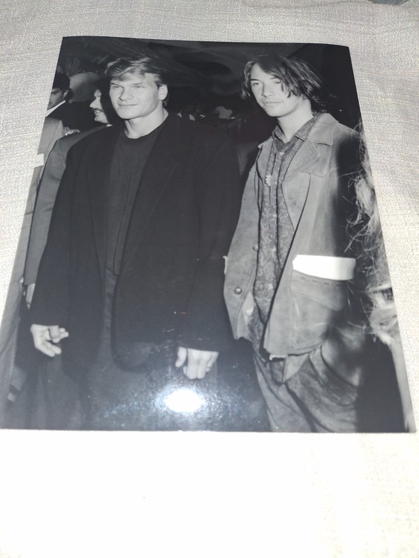 Patrick Swayze Keanu Reeves @ Point Break Screening Westwood John Paschal PHOTO