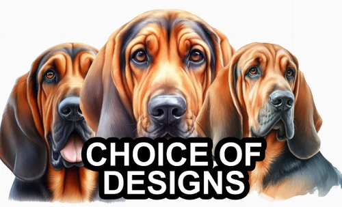 Bloodhound Self Adhesive Dog Sticker