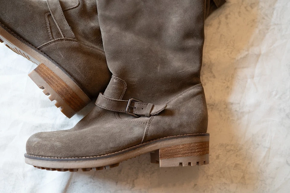 New Womens La Canadienne Collen Waterproof Taupe Lug Boots Sz 8.5 M NWOB $525 - Image 4 of 4