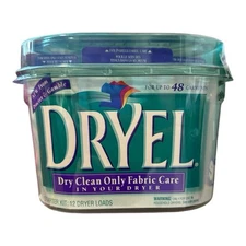 DRYEL Dry Clean Fabric Care Starter Kit 12 Loads / 48 Garments NEW COMPLETE HTF