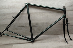Vintage  1985' Schwinn Voyageur Touring Frame 23 58.5cm Green Lugged Steel Bike